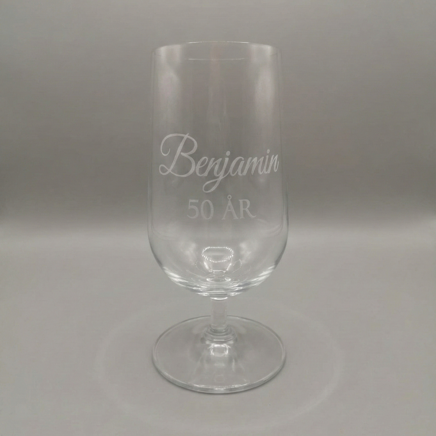 Den Personlige Ølgave – Rosendahl glas med Navn - 50 CL