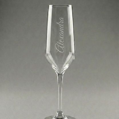 Navnets Elegance - Personlige Champange glas med navn
